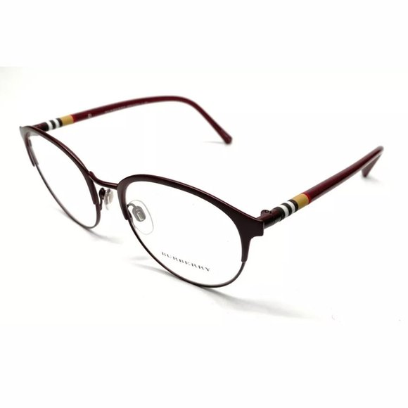 Burberry Men's Matte Bordeaux Eyeglasses! - Picture 1 of 4